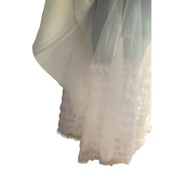 Vintage Mike Benet Formal Sleeveless Pink/ White 12 - Picture 7 of 8